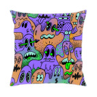 Подушка 35x35 см Crazy Ghosts