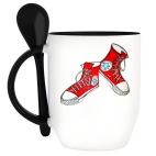 Кружка с ложкой