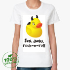 Женская футболка органик