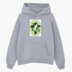 Толстовка худи оверсайз