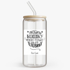 Банка с бамбуковой крышкой