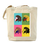 Холщовая сумка шоппер &#039;Пушкин&#039;