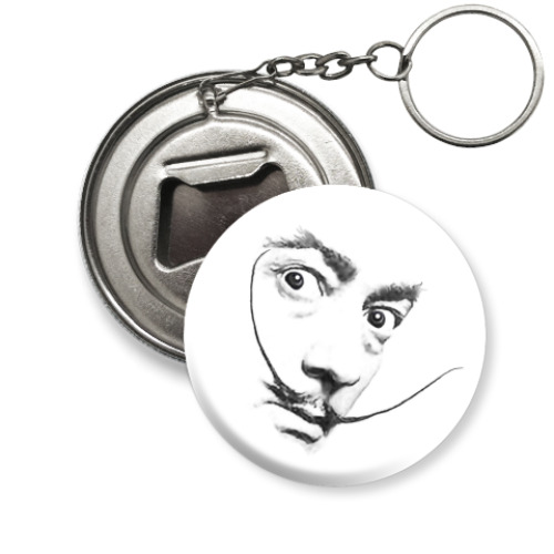 Брелок-открывашка с принтом Усы