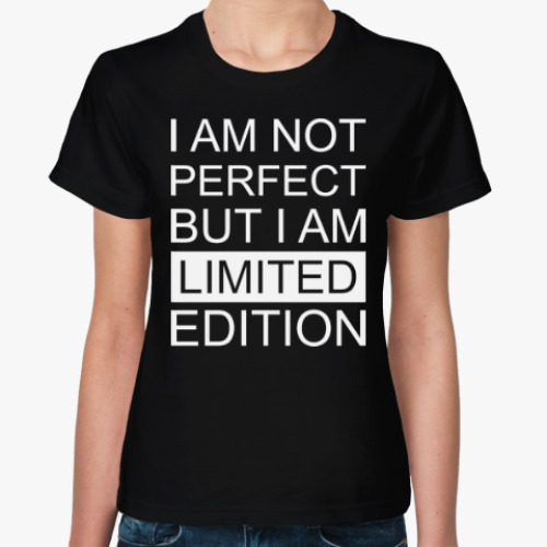 Женская футболка с принтом Limited Edition