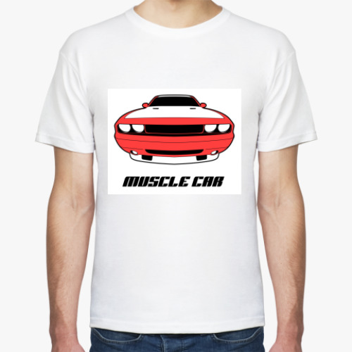 Футболка с принтом Muscle car