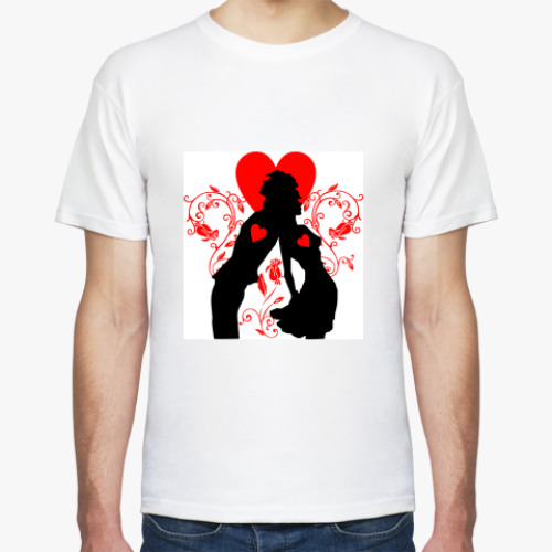 Футболка с принтом I love you