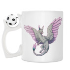 Кружка с футбольным мячиком