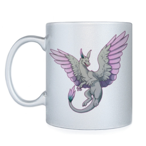 Кружка с принтом 'Милый дракончик'