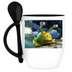 Кружка с ложкой