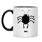 Кружка двухцветная