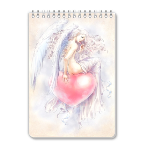 Блокнот с принтом амур