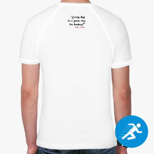 Спортивная футболка с принтом Райский хоккей