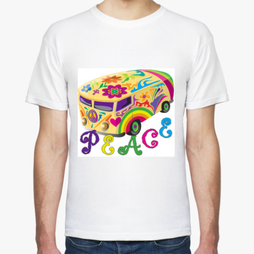 Футболка с принтом Peace