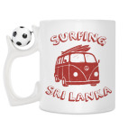 Кружка с футбольным мячиком