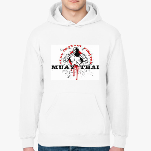 Толстовка худи с принтом MUAI THAI