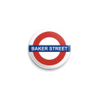 Значок 25 мм Baker street