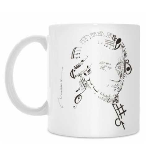 Кружка с принтом Mozart