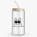 Банка с бамбуковой крышкой