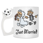 Кружка с футбольным мячиком