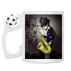 Кружка с футбольным мячиком
