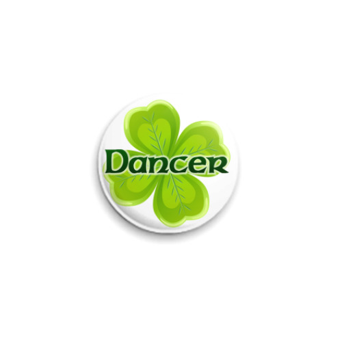 Значок 25мм с принтом Dancer