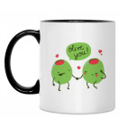 Кружка двухцветная