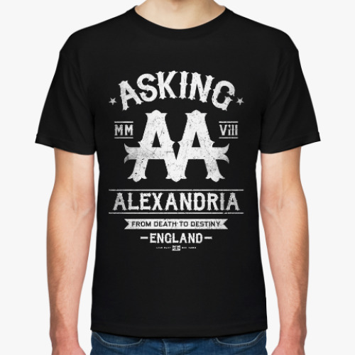 Футболка с принтом Asking Alexandria