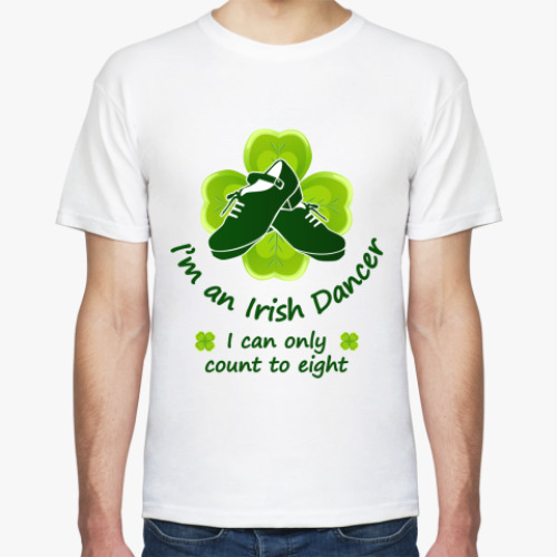 Футболка с принтом Irish count to 8