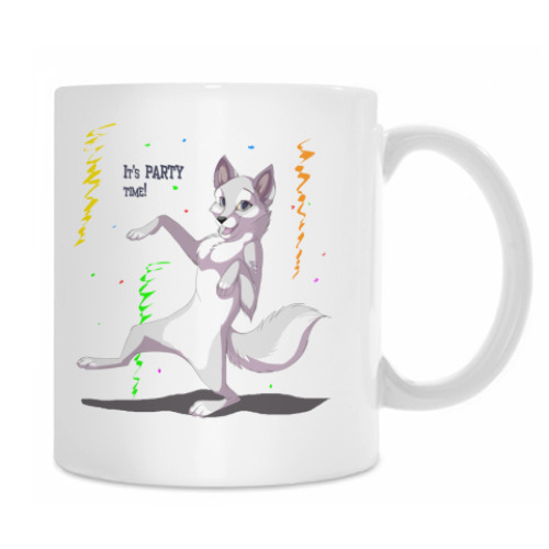 Кружка с принтом It's party time