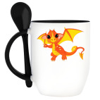 Кружка с ложкой