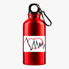 Металлическая бутылка 400 мл UV-DTF