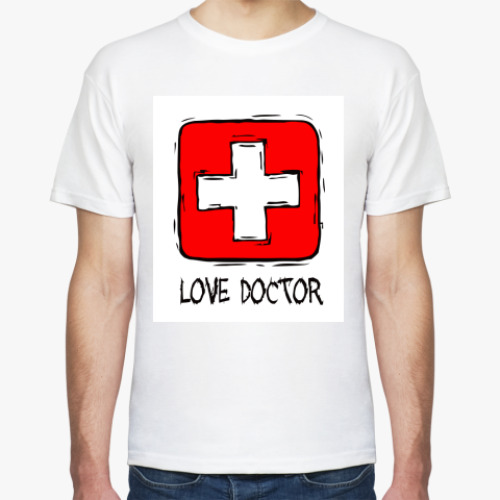 Футболка с принтом LOVE DOCTOR