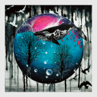 Сюрреализм, рыба, океан, космос