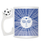 Кружка с футбольным мячиком