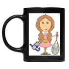 Кружка цветная UV-DTF