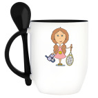 Кружка с ложкой