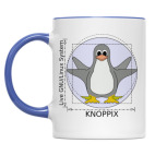 Двухцветная кружка Knoppix