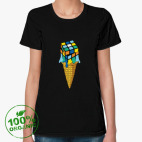 Женская футболка органик