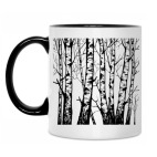 Двухцветная кружка Березы