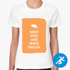 Женская спортивная футболка