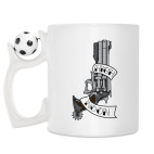 Кружка с футбольным мячиком