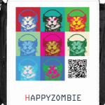 HAPPYZOMBIE QR pop-art