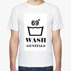 Wash genitals