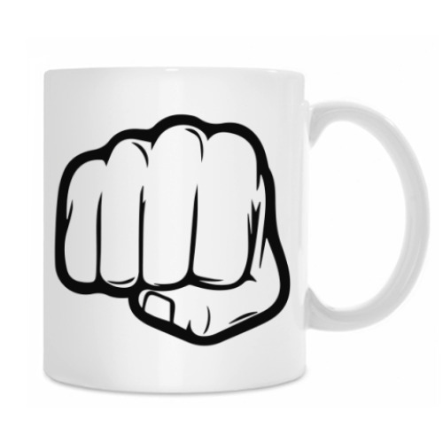 Кружка с принтом Fist