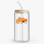 Банка с бамбуковой крышкой