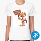 Женская спортивная футболка