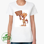 Женская футболка органик