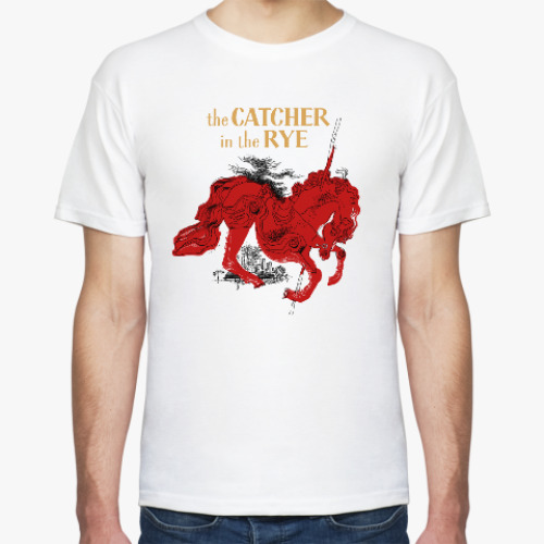 Футболка с принтом 'Над пропастью во ржи' Сэлинджер