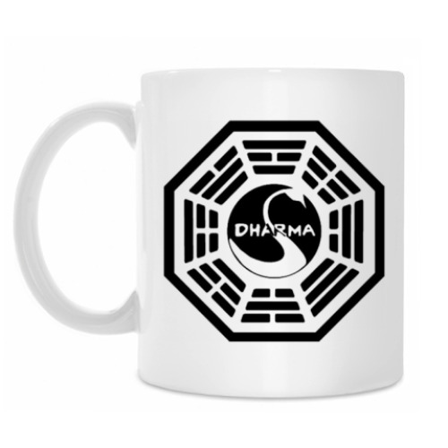 Кружка с принтом Дхарма Лебедь