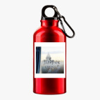 Металлическая бутылка 400 мл UV-DTF